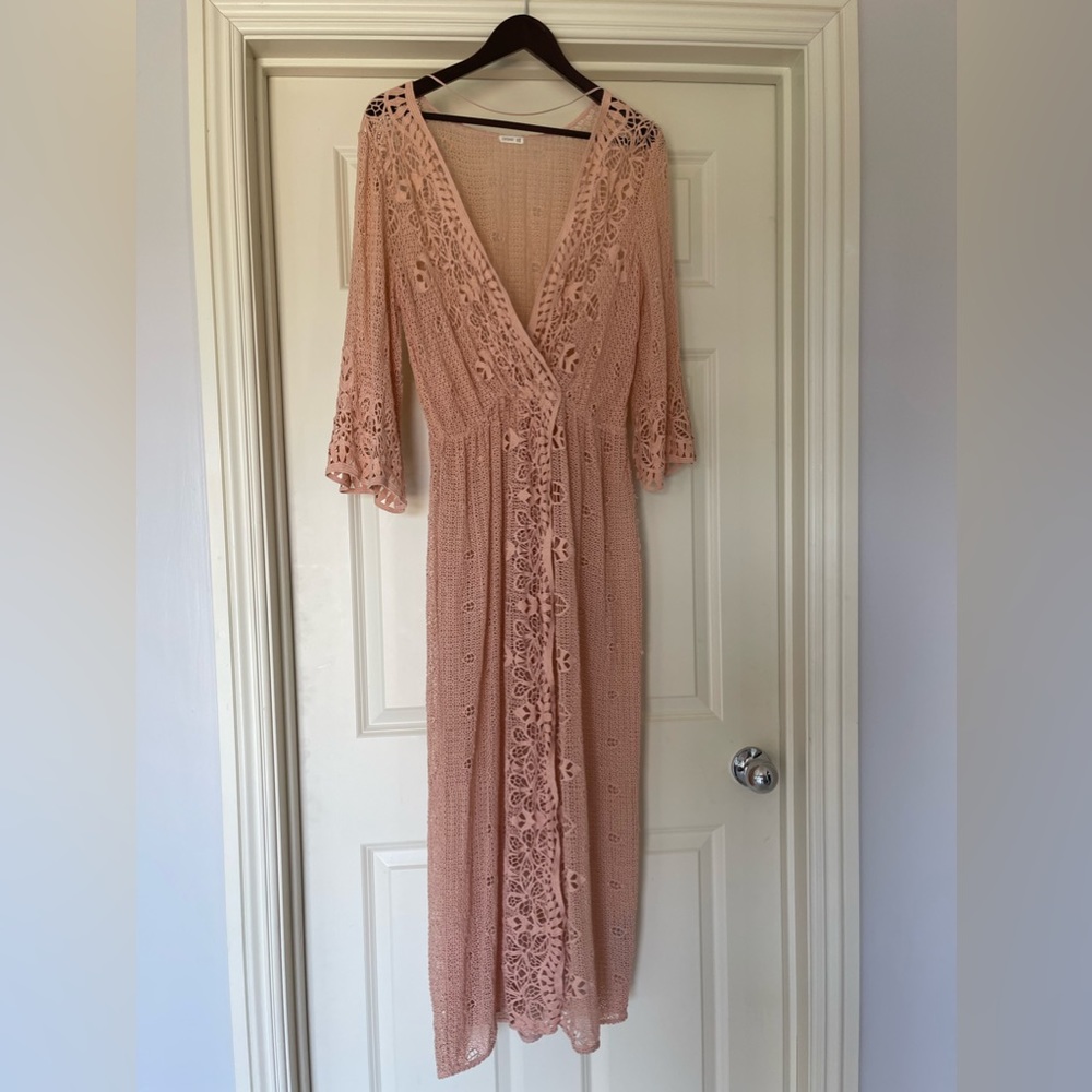 Oysho Crotchet Boho Dress